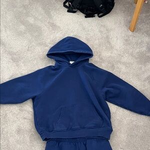Aritzia Navy Sweat Set